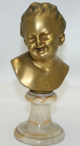 Buste enfant signé houdon - buste,