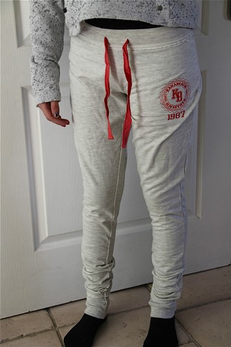 Pantalon jogging gris femme - pantalon,