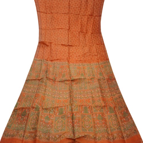 Sarees vintage orange 100 - orange, 100%