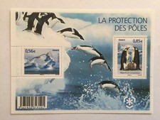 Bloc timbre France 2009 neuf** YT F4350. Protection des pôles