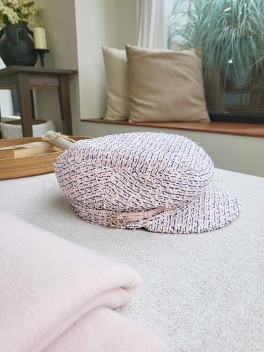 Casquette newsboy tweed - casquette,
