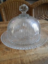 Cloche à Fromages en verre + plateau