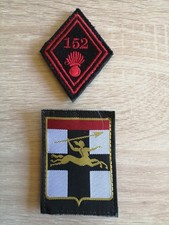 2 Insignes / 152 e régiment d'infanterie diable rouge de Colmar