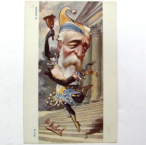 Cpa caricature henri brisson - cpa,