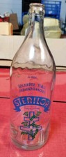 Ancienne Bouteille De Lait Sterilor 1 litre