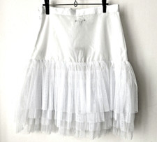 JUPE JUPON TUTU DENTELLE BLANC