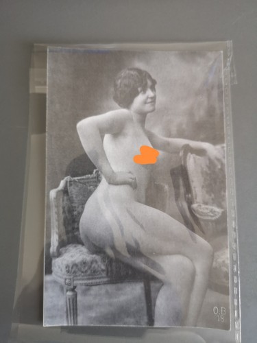 Carte postale artistique - nu,