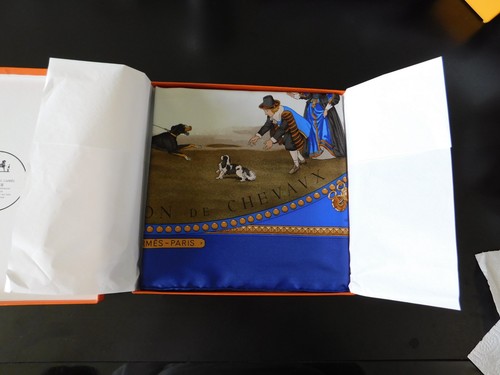 Carré hermès foulard soie - foulard, en