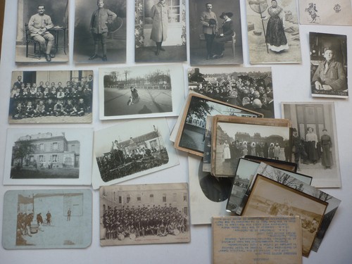 Lot photos carte-photo