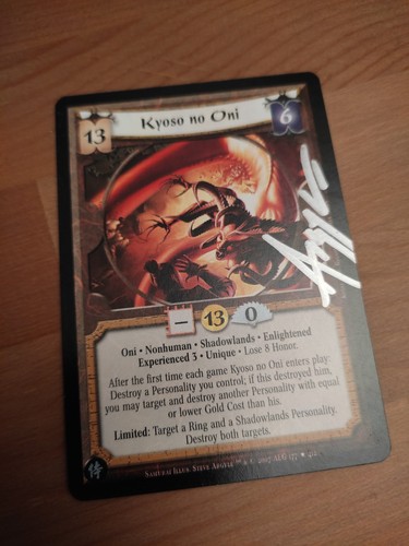 Carte l5r dédicacé - l5r, par