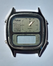 Pulsar vintage quartz dual time watch - Analog/LCD - Cal.Y651  - Parts or Repair