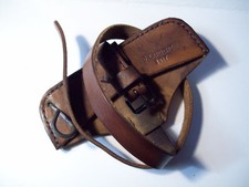 militaria ww1 étui cuir pique pioche seurre mdle 1909  poilu tranchée 14/18