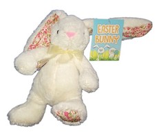 Peluche doudou lapin blanc