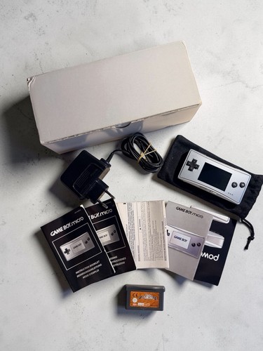 Nintendo game boy micro silver - game,