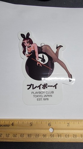 Playboy tokyo sticker 8ball - tokyo,