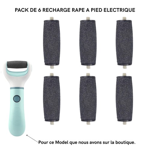 Têtes râpe pieds - 6,