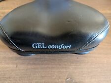 Selle vélo ville noir gel confort