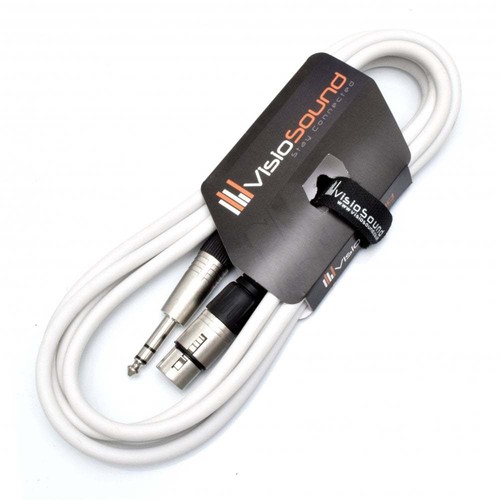 Câble xlr femelle jack trs - jack,
