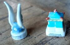 Arguydal & Uderzo & Astérix - Lot fèves - Casque Astérix, tente Romaine ( 1998 )