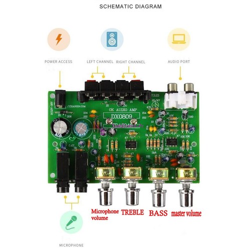 Stereo audio amplifier - stereo,