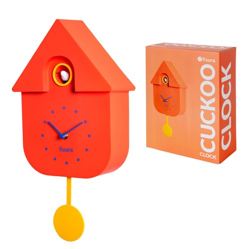Fisura coucou horloge rouge - ,