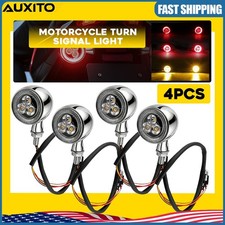 4X Motorcycle LED Bullet Turn