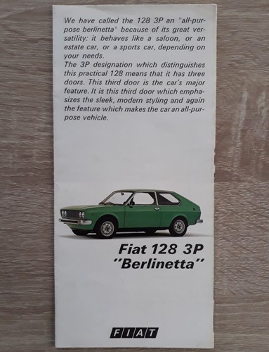 Fiat 128 1300 berlinetta - fiat,