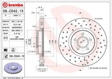 BREMBO 2x Disque Frein Avant