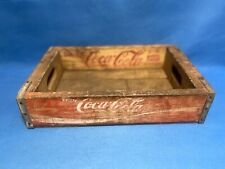Caisse casier Bois Coca-Cola Rouge vintage authentique Année 1970’s