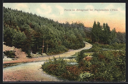 Carte postale moulin - , à