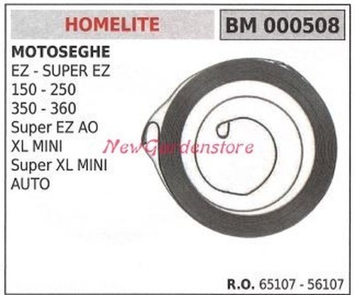 Ressort démarrage homelite - ressort, de
