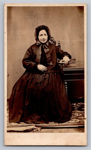 Cdv 1860 femme coiffe - cdv,