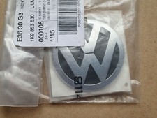 Logo Badge Emblème ORIGINAL OEM VOLKSWAGEN VW 1K9853630