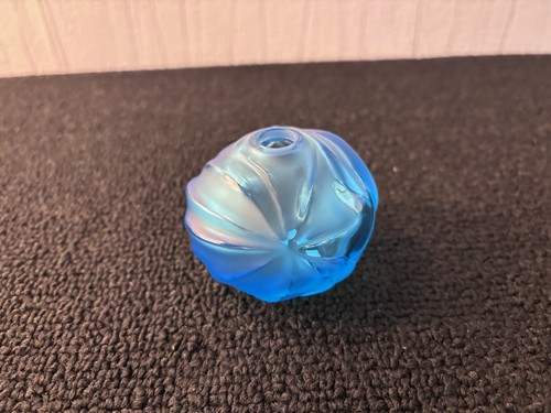 Mini vase bleu cristal - mini, en