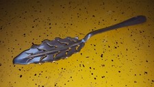  CUILLERE A ABSINTHE CAILAR BAYARD EN METAL ARGENTE