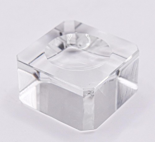 Socle verre transparent - socle,