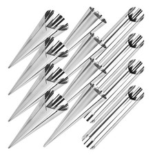 Pcs croissant mold tubes - 12,