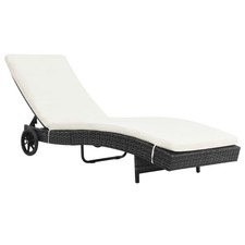 Chaise Longue Résine Tressée