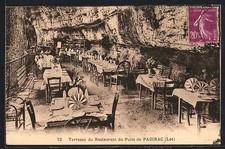 CPA Padirac /Lot, Terrasse du