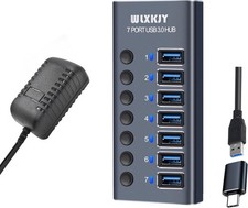 Aluminium Hub USB Alimenté