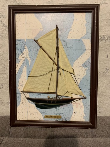 Cadre bateau relief william - cadre,