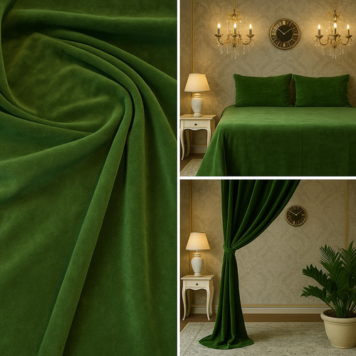 Tissu ameublement velours - d'ameublement,