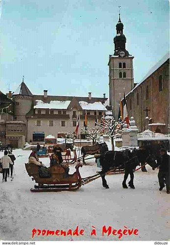 Carte postale mégève - carte,