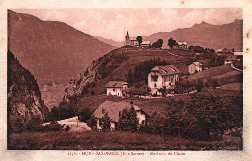 Cpa haut savois mont - cpa,