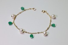 Bracelet gold filled pierre - gold,