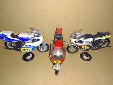 Lot de 3 Motos Courses Polistil 1:15 Ème Vintages Années 70