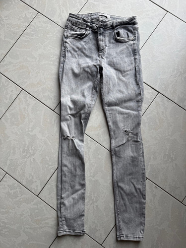 Jean femme zara gris - -,