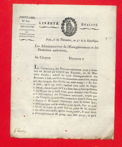 Document ancien circulaire - document,