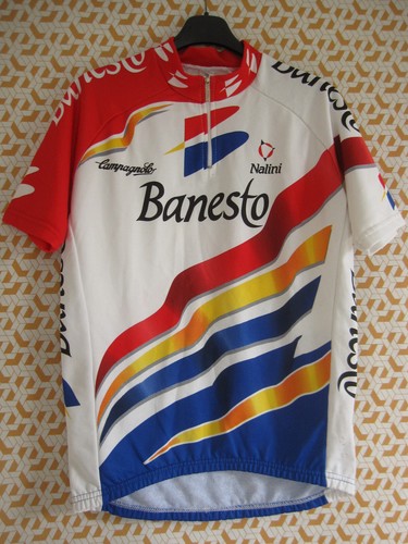 Maillot cycliste banesto - maillot,