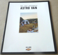 1997 CHEVROLET ASTRO VAN Catalogue Brochure Folder Prospekt Dépliant English USA
